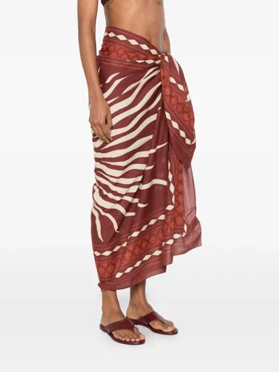 Johanna Ortiz Golden Horizon Pareo Swim Cover-up In Multi