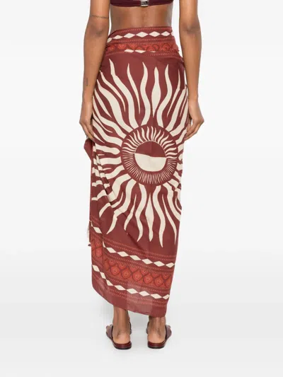 Johanna Ortiz Golden Horizon Pareo Swim Cover-up In Multi