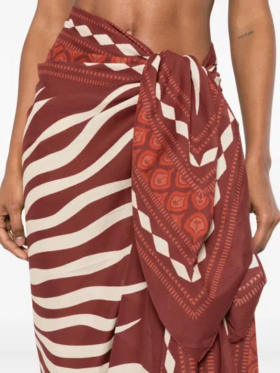 Johanna Ortiz Golden Horizon Pareo Swim Cover-up In Multi