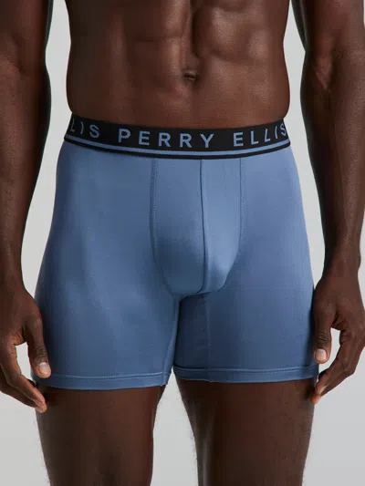 Perry Ellis Men's 4-pack Microfiber Stretch Boxer Brief In Multi