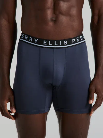 Perry Ellis Men's 4-pack Microfiber Stretch Boxer Brief In Multi