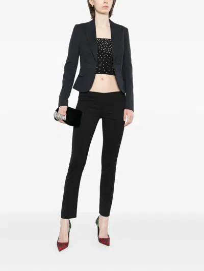 Dsquared2 Peak-lapel Single-breasted Blazer In Black