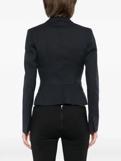 Dsquared2 Peak-lapel Single-breasted Blazer In Black