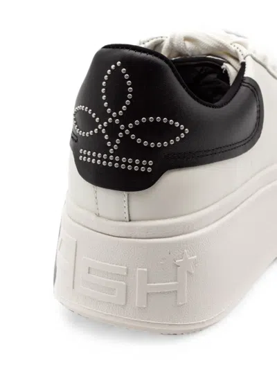 Ash Moby Stud-embellished Sneakers In White