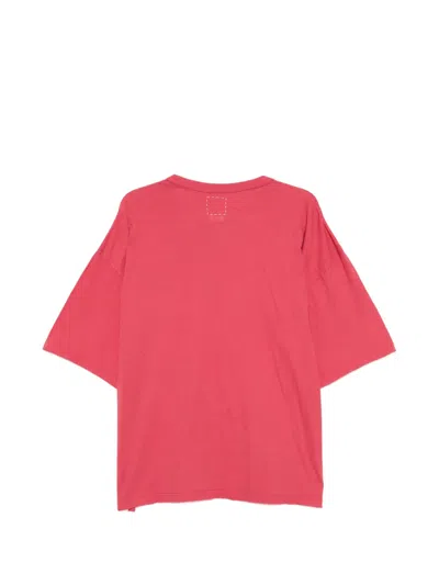 Visvim Chest-pocket T-shirt In Pink