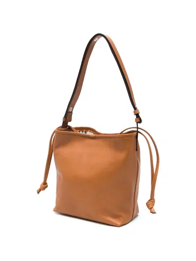 Hags Knotted-drawstring Shoulder Bag In Blue