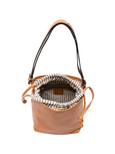 Hags Knotted-drawstring Shoulder Bag In Blue