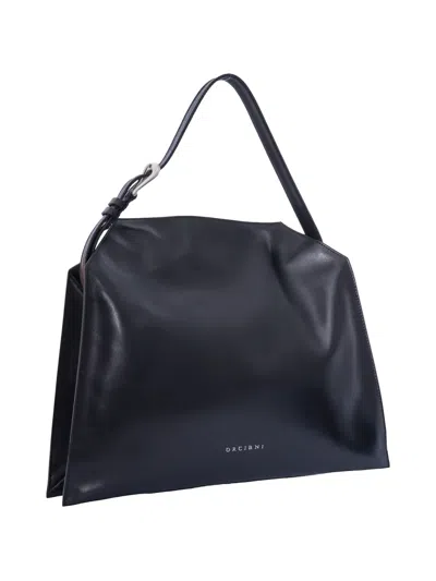 Orciani Medium Trinity Jungle Leather Shoulder Bag In Pattern
