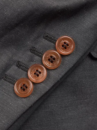 Brunello Cucinelli Linen-blend Blazer In Gray