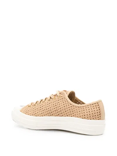 Converse Chuck 70 Woven Leather Low Top Sneaker In Brown