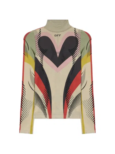 Off-white Colour-block T-shirt In Multi