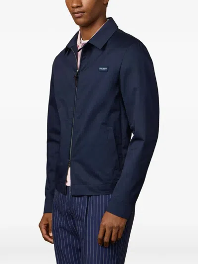 Hackett Logo-patch Bomber Jacket In Multi