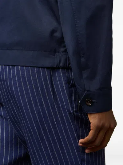 Hackett Logo-patch Bomber Jacket In Multi