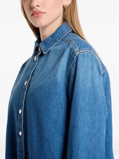Samsoe & Samsoe Denim Shirt In Blue