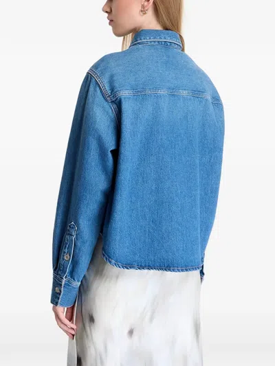 Samsoe & Samsoe Denim Shirt In Blue