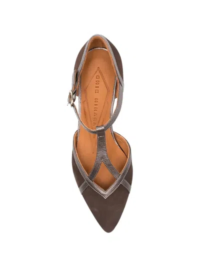 Chie Mihara Hidrow T-bar Pumps In Brown