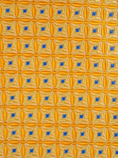 Kiton Geometric-pattern Tie In Yellow