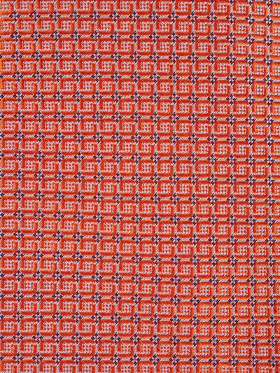 Kiton Geometric-pattern Silk Tie In Yellow