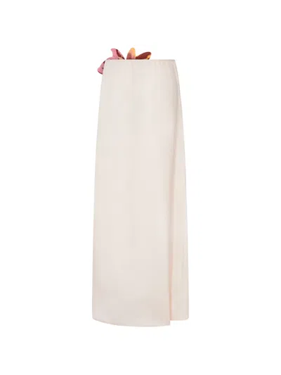 Farm Rio Garden Terrace Pink One Shoulder Maxi Dress Garden Terrace Pink