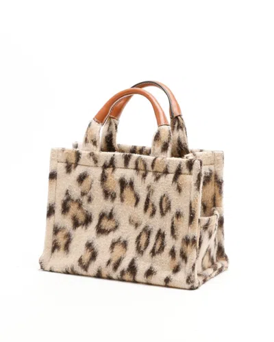 Celine Céline Small Leopard Thaise Triomphe Bag In Multi