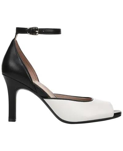 Naturalizer Asha Ankle Strap Peep Toe Pump In Multi
