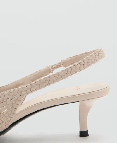 Mango Braided Pointed Shoe In Multi