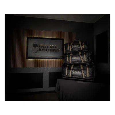 Initial Ascent Sawtooth Duffel Bag In Black