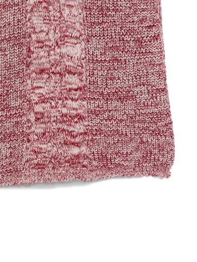 Missoni Cable-knit Space-dye Scarf In White