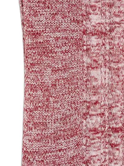 Missoni Cable-knit Space-dye Scarf In White