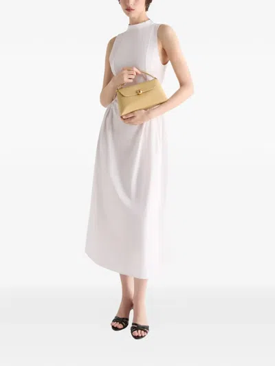 Furla Shoulder Bag Structured Shape Top Handle Strap In Neutral