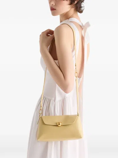 Furla Shoulder Bag Structured Shape Top Handle Strap In Neutral