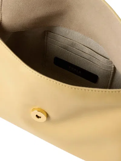 Furla Shoulder Bag Structured Shape Top Handle Strap In Neutral
