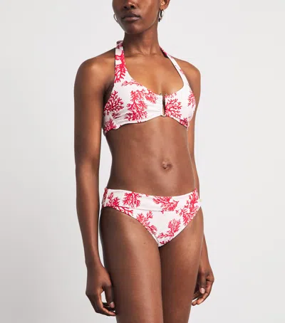Heidi Klein Fold-over Scala Bikini Briefs In Multi