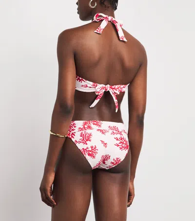 Heidi Klein Fold-over Scala Bikini Briefs In Multi