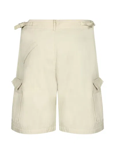 Carrer Multi-pocket Cargo Shorts In White