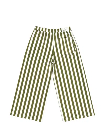 Michael Coal Mason Striped Trousers In Multi