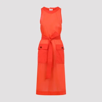Saint Laurent Chic Mini Evening Dress For Women In Red