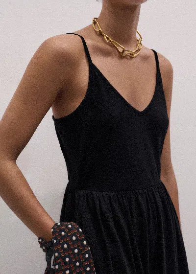Me+em Broderie Anglaise 2-in-1 Maxi Dress In Black