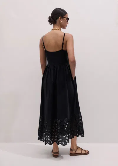 Me+em Broderie Anglaise 2-in-1 Maxi Dress In Black