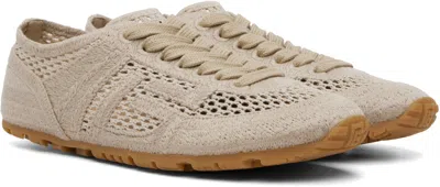 Balmain Sneaker In Brown
