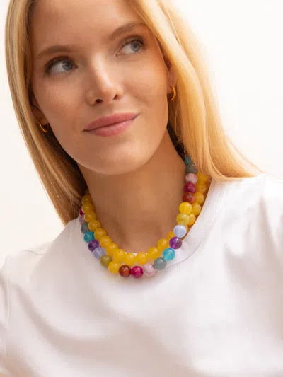 Baublebar Mini Jane Beaded Necklace In Multi