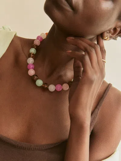 Baublebar Mini Jane Beaded Necklace In Multi