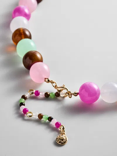 Baublebar Mini Jane Beaded Necklace In Multi