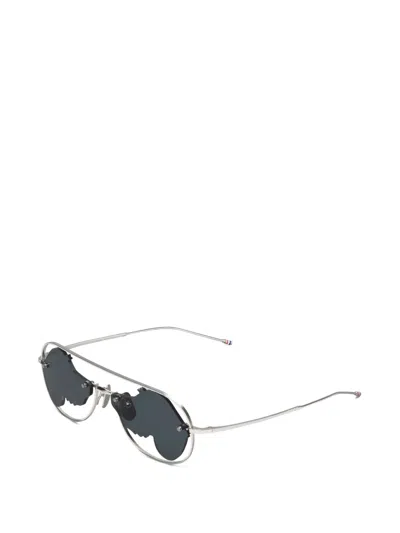Thom Browne Shaped-lenses Pilot Sunglasses In Multi