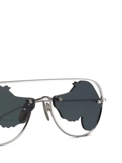 Thom Browne Shaped-lenses Pilot Sunglasses In Multi