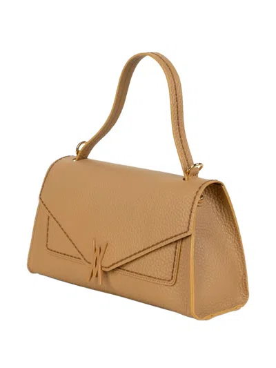 Visonà Grained-leather Envelope Satchel Bag In Pattern