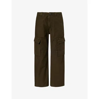 Citizen Of Humanity Citizens Of Humanity Esme Cotton Cargo Trousers In Brown