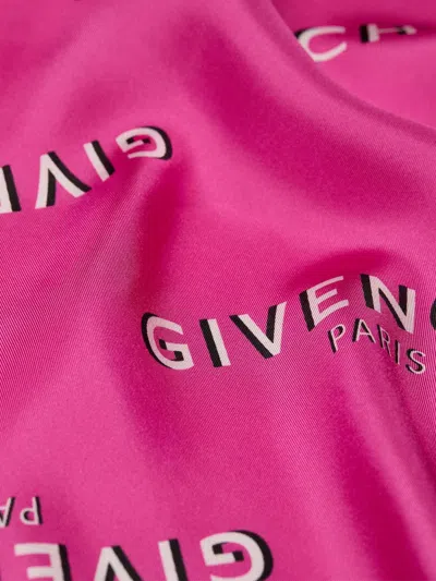 Givenchy Shadow Small Square In Silk In Pink
