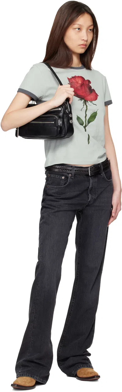 Acne Studios Black Regular Fit 2009f Jeans In Black