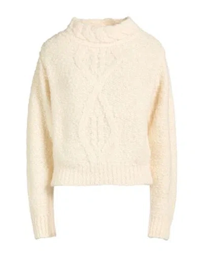 Isabel Marant Solid Color Thick Knitted Sweater In Neutral